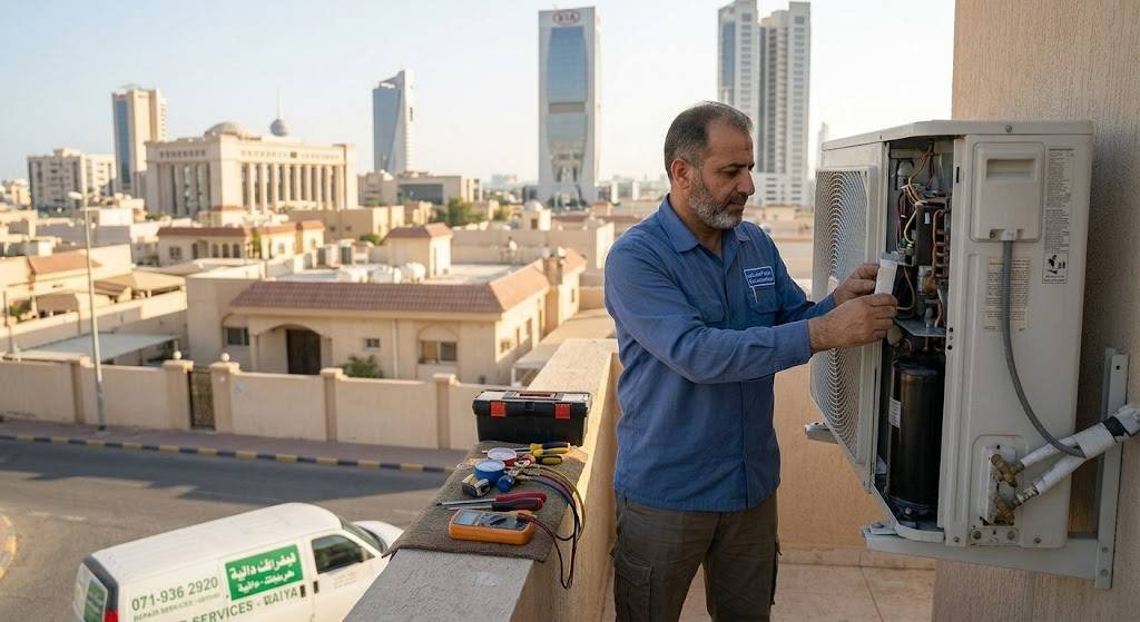 تصليح تكييف في منطقة الوطية بالكويت