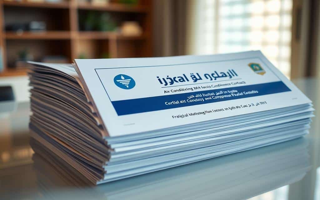 عقود صيانة التكييف المركزي