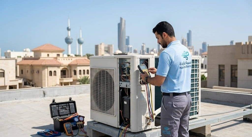 تصليح تكييف مركزي فني تكييف الكويت شركة نسمة باردة