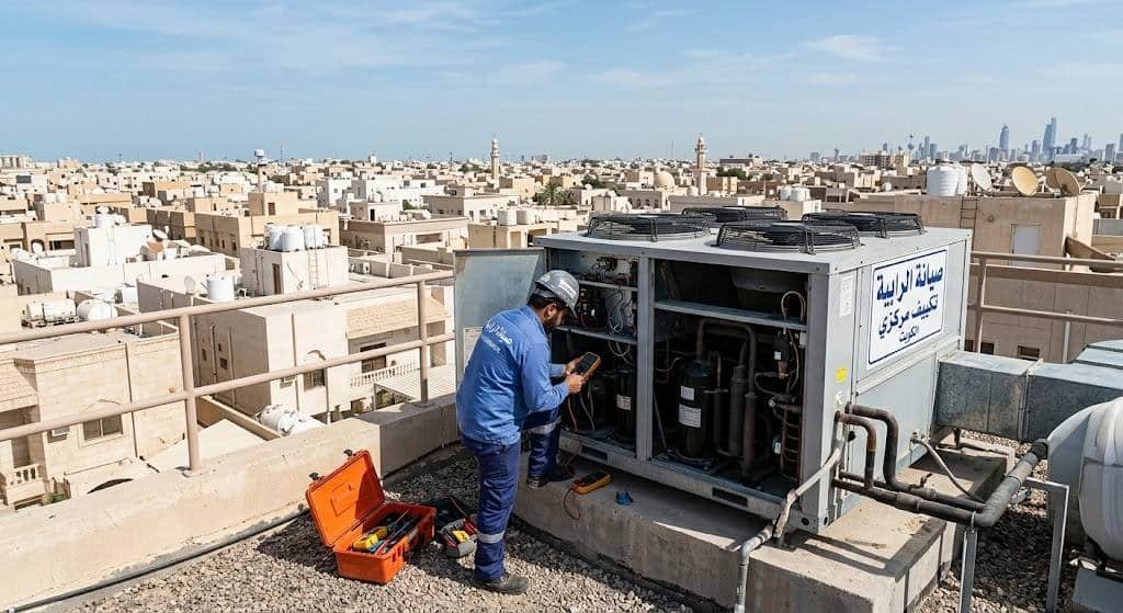 الرابيه صيانة تكييف مركزي بالكويت