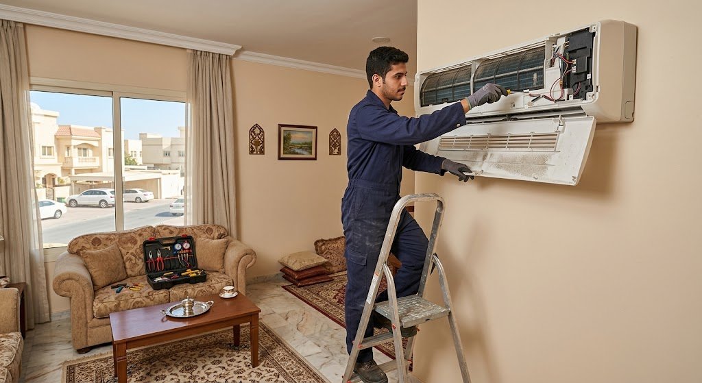 أفضل فني متخصص في صيانة و تصليح تكييف الجابرية بالكويت لجميع أنواع المكيفات